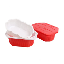 Cheap disposable lunch box plastic packing box with hot food